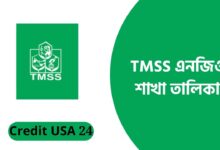 TMSS এনজিও শাখা তালিকা