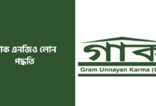 গাক এনজিও লোন পদ্ধতি