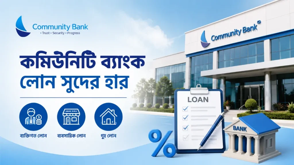 কমিউনিটি ব্যাংক লোন সুদের হার