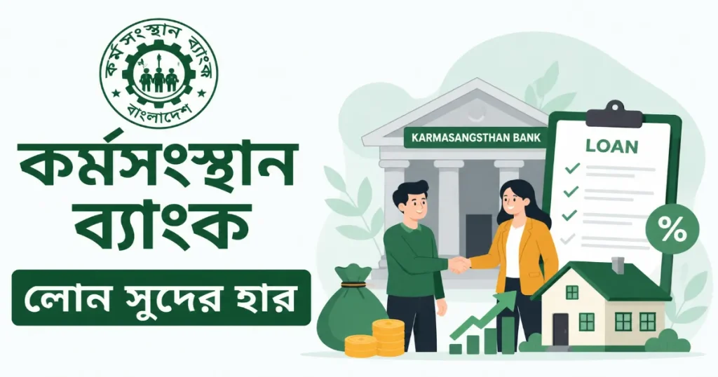 কর্মসংস্থান ব্যাংক লোন সুদের হার